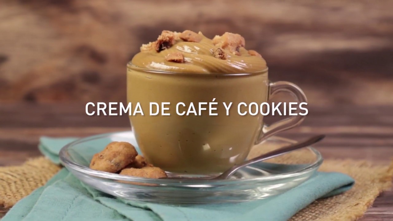 Imagen Crema de Café y Cookies